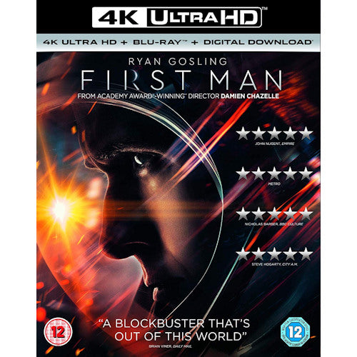 Movie - First man (Uk Version /Cast: Ryan Gosling, Claire Foy blu ray movie)