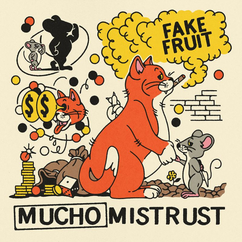 Fake Fruit - Mucho mistrust (Orange, Coloured Vinyl LP)