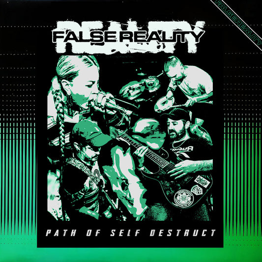 False Reality - Path of self destruct (Green, Transparent, Coloured Vinyl LP)
