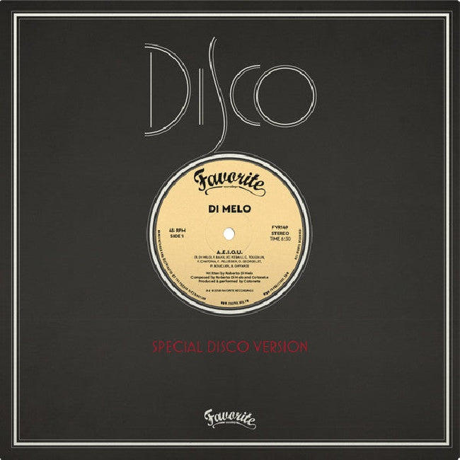 Di Melo - A.e.i.o.u. (12-inch maxi-single)