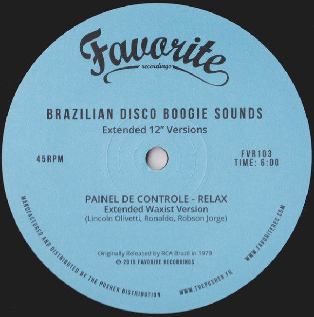 V/A (Various Artists) - Brazilian disco boogie sounds - extended 12 inch versions (.. Sounds - Extended 12" Versions 12-inch maxi-single)