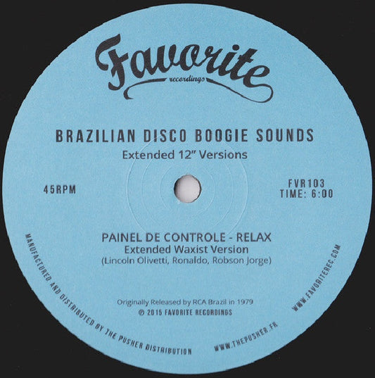 V/A (Various Artists) - Brazilian disco boogie sounds - extended 12 inch versions (.. Sounds - Extended 12" Versions 12-inch maxi-single)