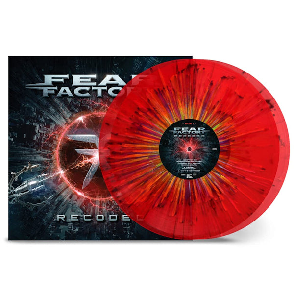 Fear Factory - Recoded (Transparent Red Rainbow Splatter, Transparent, Coloured Vinyl LP)