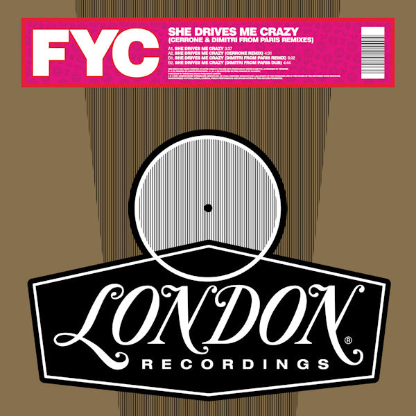 Fine Young Cannibals - She drives me crazy (cerrone & dimitri from paris remixes) -rsd- (.. Crazy (Cerrone & Dimitri From Paris) 12-inch maxi-single)