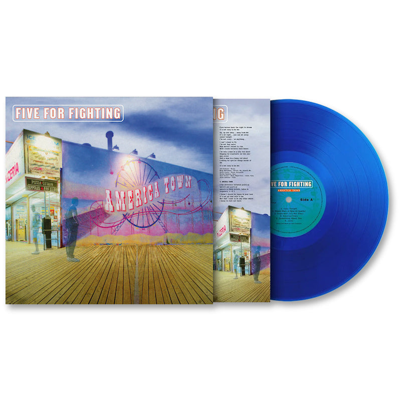 Five For Fighting - America town (Blue 180g Booklet, High Quality, Transparent, Coloured Vinyl, Anniversary Edition LP)