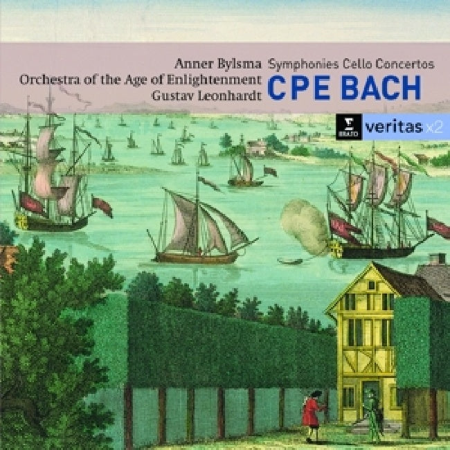 C.p.e. Bach - Cello concertos & symphony (Anner Bylsma/Gustav Leonhardt CD)