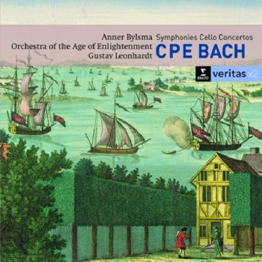 C.p.e. Bach - Cello concertos & symphony (Anner Bylsma/Gustav Leonhardt CD)