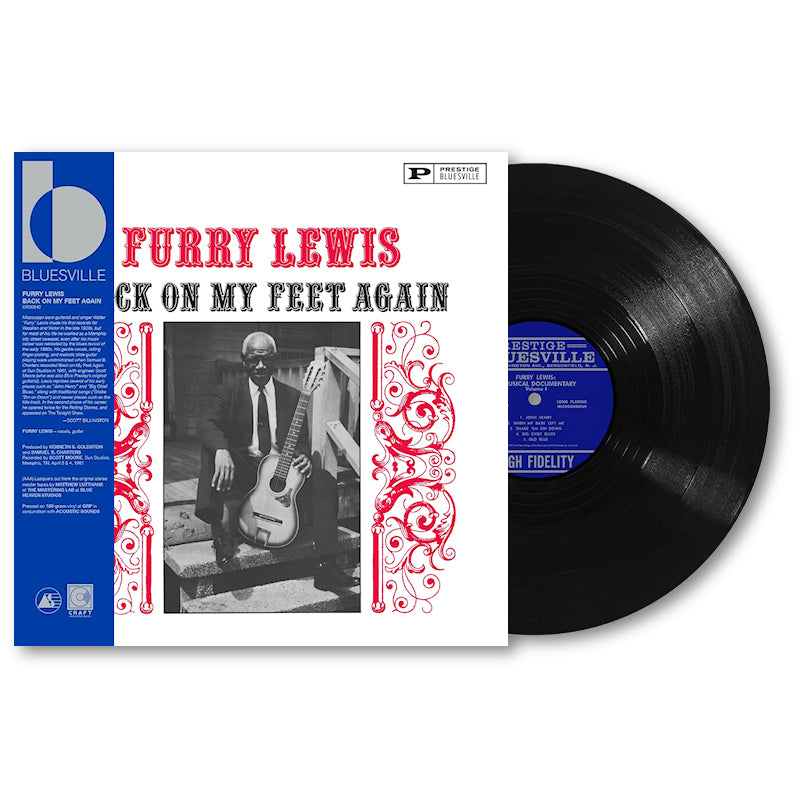 Furry Lewis - Back on my feet again (High Quality, Reissue LP)