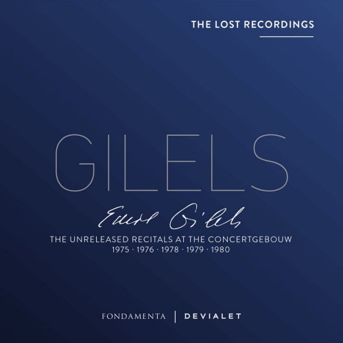 Emil Gilels - Unreleased recitals at the concertgebouw 1975-1980 (1975, 1976, 1978-1980 / Live At the Concertgebouw CD)
