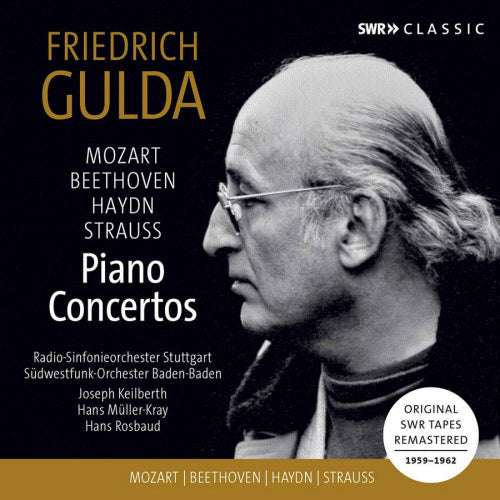 Friedrich Gulda - Piano concertos by mozart/haydn/beethoven/strauss (Radio S.O. Stuttgart Des Swr/Hans Rosbaud CD)