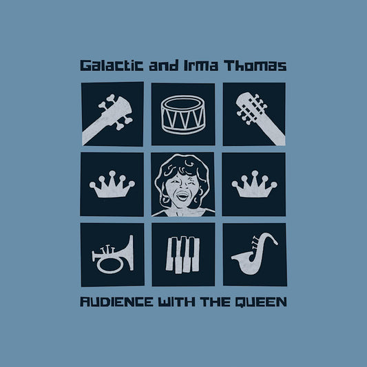 Galactic & Irma Thomas - Audience with the queen (Clear With White Smoke, Coloured Vinyl LP)