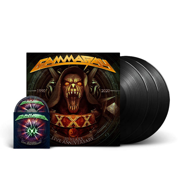 Gamma Ray - 30 years live anniversary (3lp Black Gatefold + Bluray, Gatefold Sleeve LP)