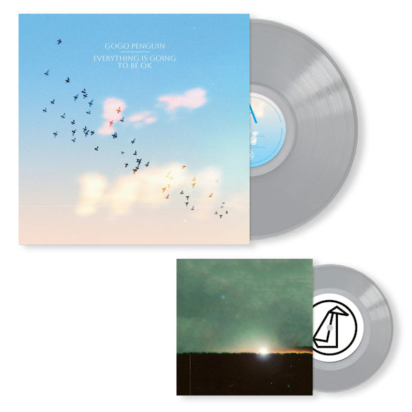 Gogo Penguin - Everything is going to be ok (.. Going To Be Ok / Transparent Cool Gray Lp+7", Transparent, Coloured Vinyl LP)
