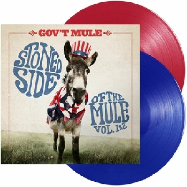 Gov't Mule - Stoned side of the mule 1 & 2 (.. of the Mule 1 & 2 / Transparent Red and Blue Vinyl, Transparent, Coloured Vinyl LP)