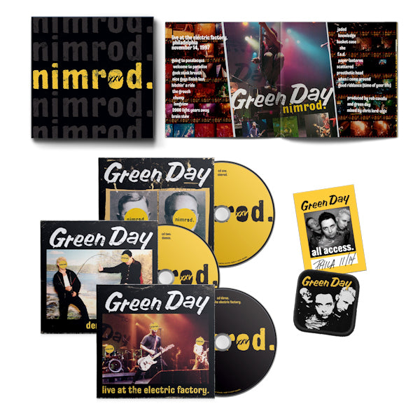 Green Day - Nimrod (.. Anniversary Edition)/3cd Clamshell Box, Clamshell Box CD)