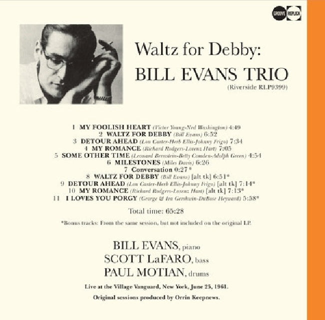 Bill Evans - Waltz for debby (180 Gr./Incl. Bonus CD Incl. 5 Bonus Tracks, High Quality LP)