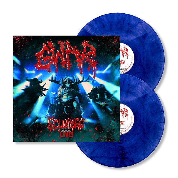 Gwar - Scumdogs xxx live (.. Live / Blue Marble Vinyl, Gatefold Sleeve, Coloured Vinyl LP)