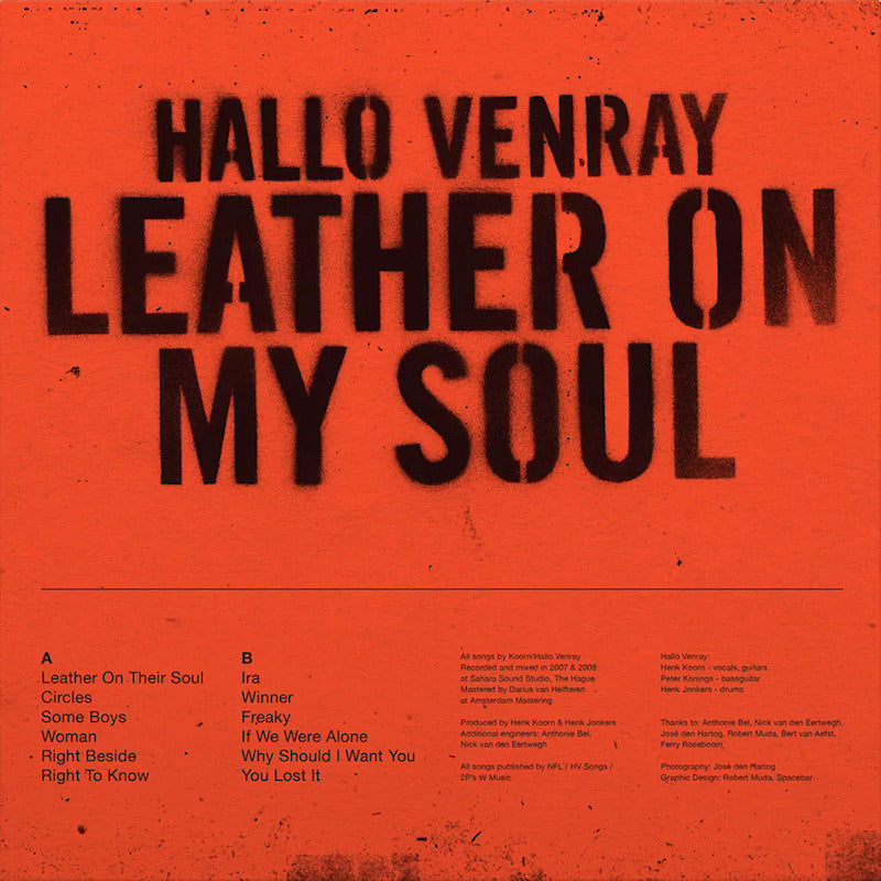 Hallo Venray - Leather on my soul -2024 reissue- (High Quality, Gatefold Sleeve, Reissue LP)