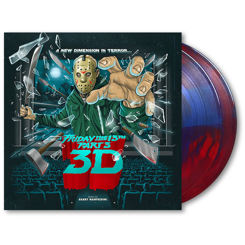 Harry Manfredini - Friday the 13th part iii (Lenticular 3d Cover, Gatefold Sleeve, Coloured Vinyl, Reissue LP)