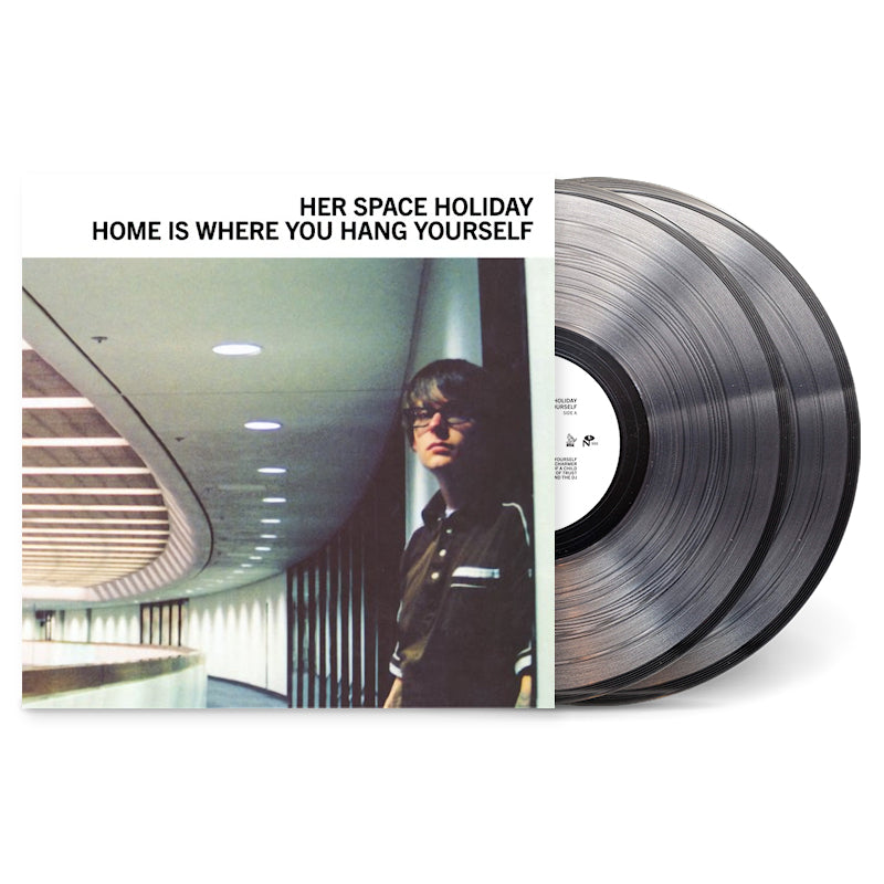 Her Space Holiday - Home is where you hang yourself (frosted silver cl (Frosted Silver Clear, Coloured Vinyl LP)