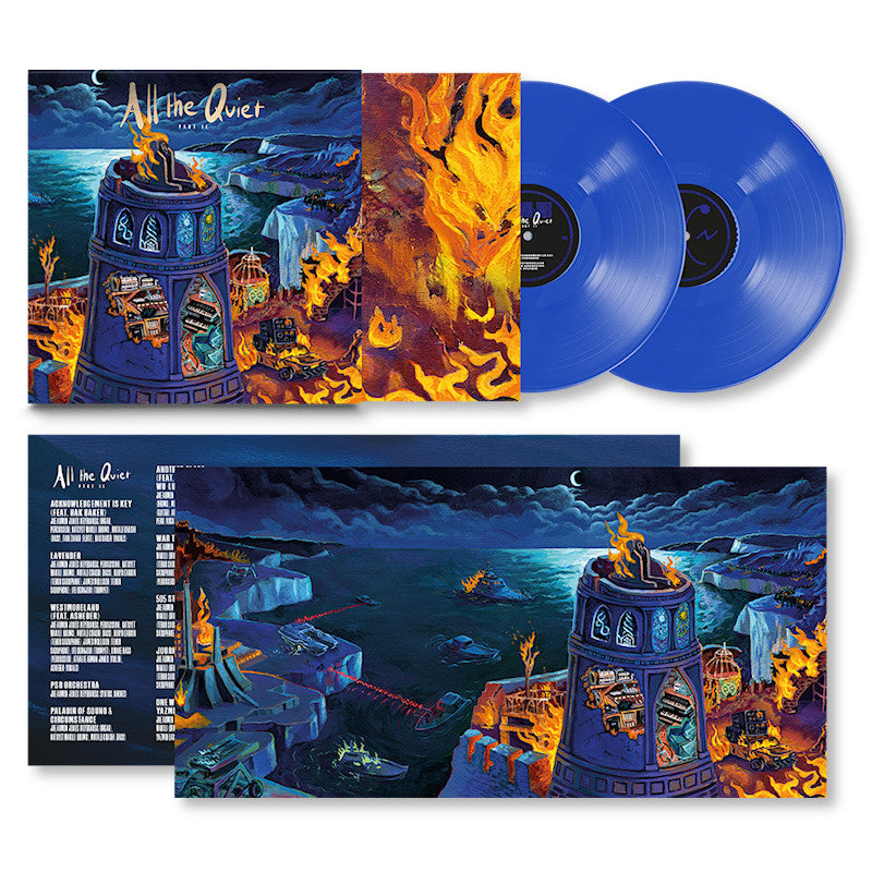Joe Armon -jones - All the quiet (part ii) (Blue Art Print, Transparent, Coloured Vinyl, Limited Edition LP)