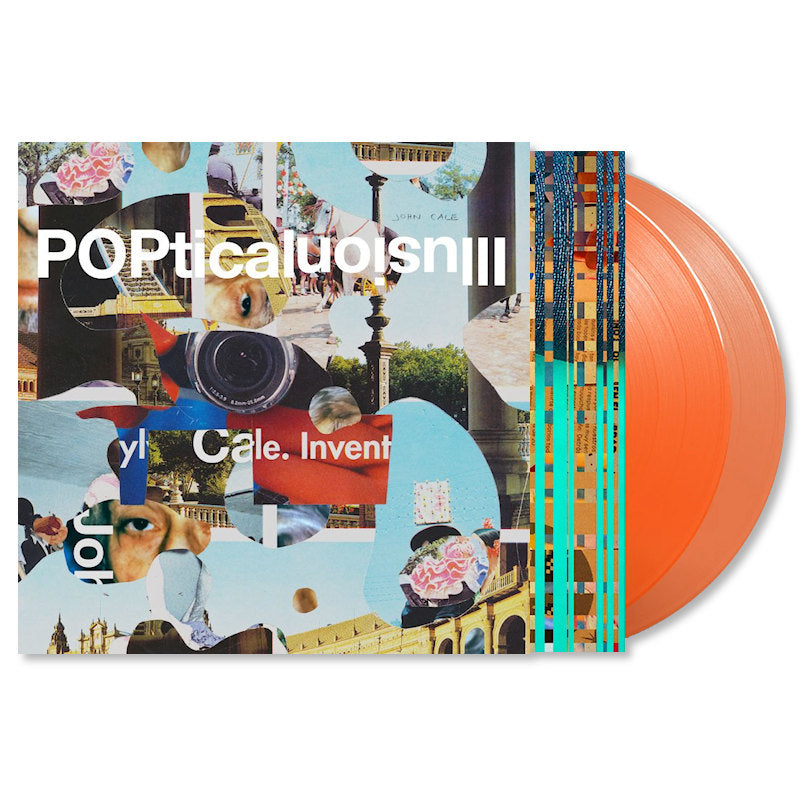 John Cale - POPtical illusion (Neon Orange, Transparent, Gatefold Sleeve, Coloured Vinyl LP)
