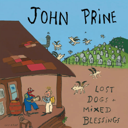 John Prine - Lost dogs + mixed blessings (buttered popcorn) (LP)