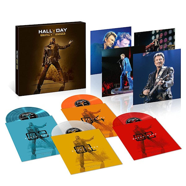 Johnny Hallyday - Bercy 2003 (-Clear & Translucent & Blue & Orange Vinyl- Numbered, Coloured Vinyl LP)