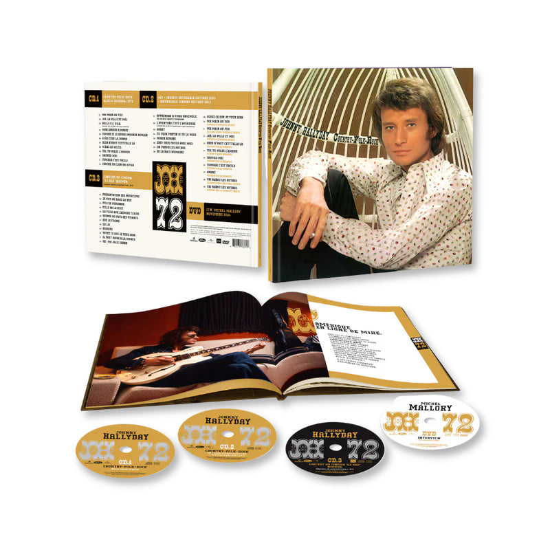 Johnny Hallyday - Country-folk-rock (CD+DVD video)