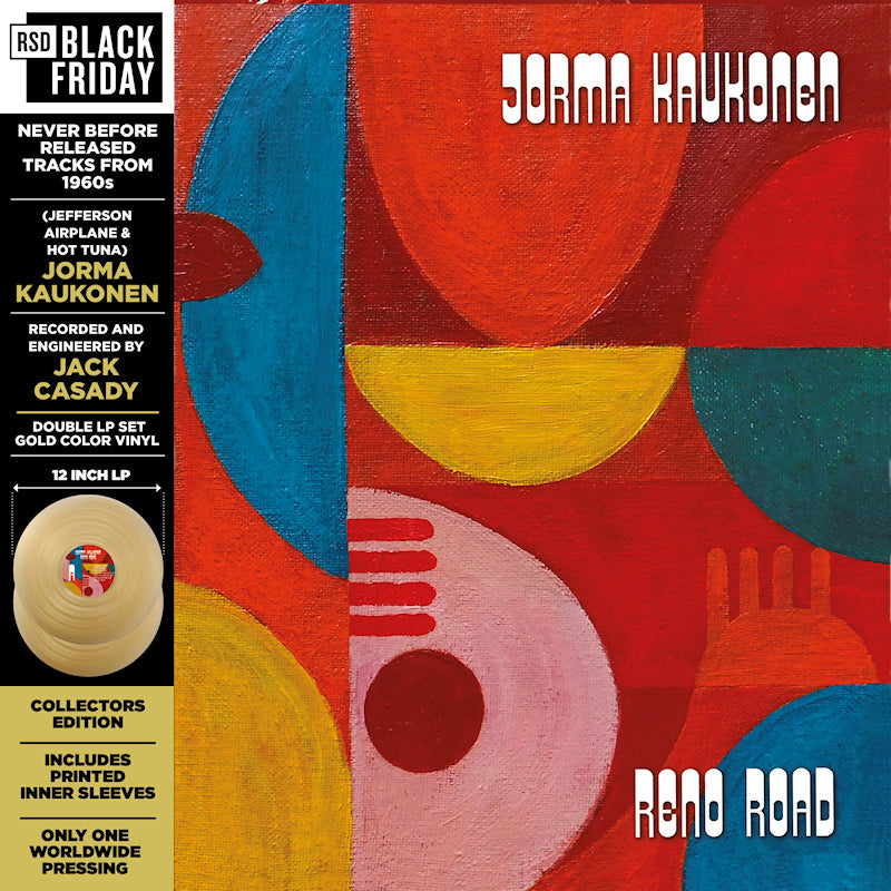 Jorma Kaukonen & Jack Casady - Reno road (Gold, Coloured Vinyl, Black Friday, Limited Edition LP)