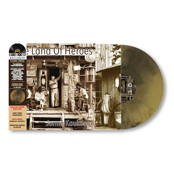 Jorma Kaukonen - The land of heroes (Gold/Black Vinyl / Rsd 22, Gatefold Sleeve, Obi Strip LP)