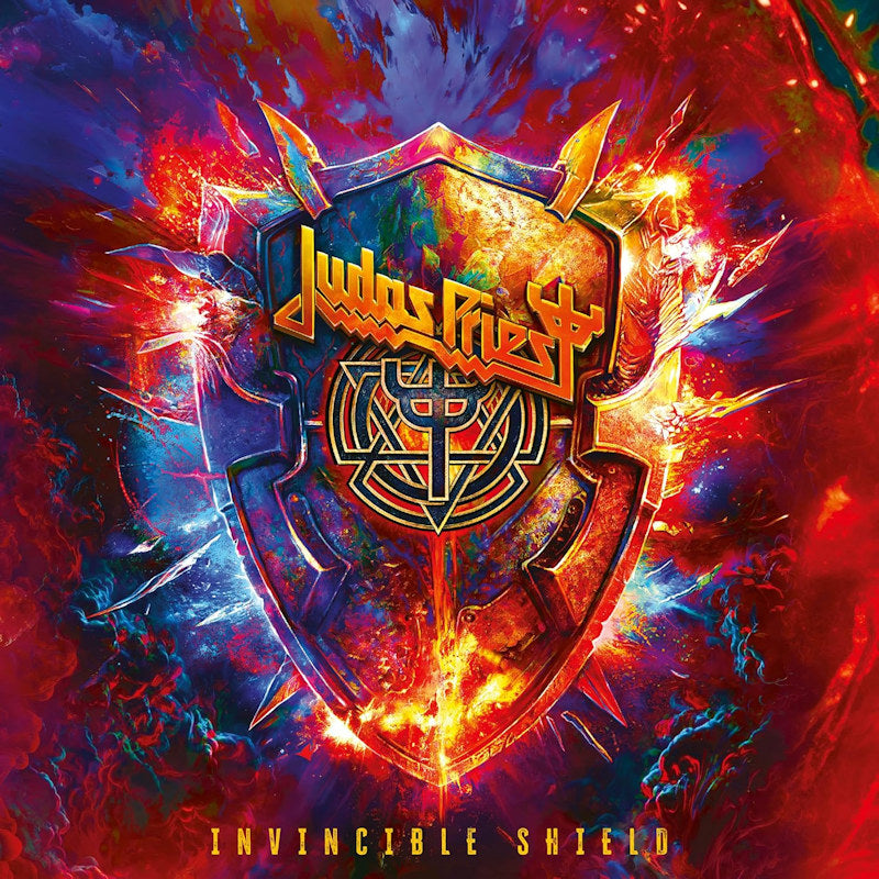 Judas Priest - Invincible shield -red vinyl- (.. Shield / Red / 180gr., High Quality, Coloured Vinyl LP)