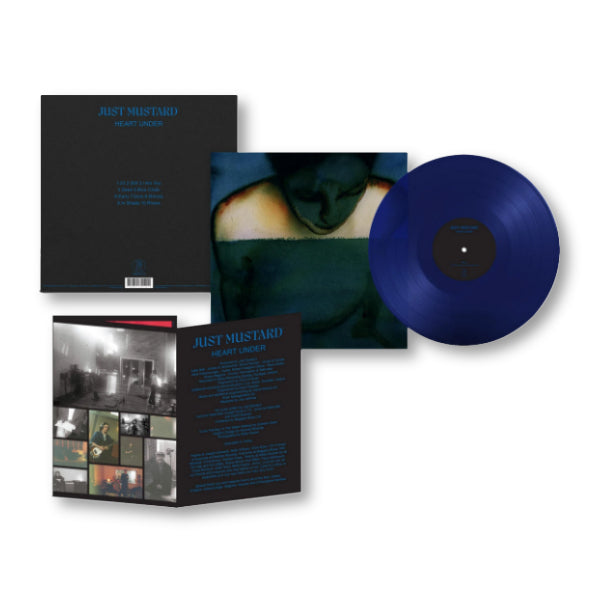 Just Mustard - Heart under (Transparent Blue Vinyl /Lyrics Photo Insert, Transparent, Coloured Vinyl LP)