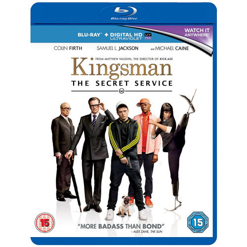 Movie - Kingsman: secret service (Uk Version /Cast: Colin Firth, Samuel L. Jackson blu ray movie)