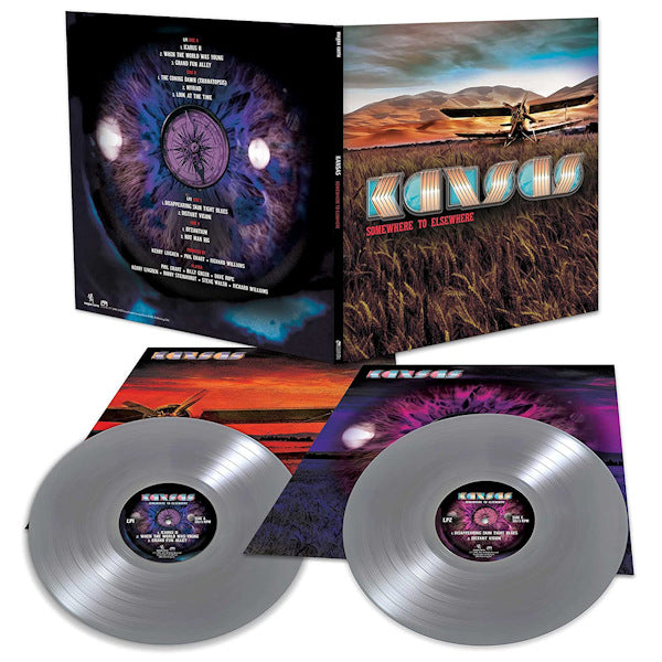 Kansas - Somewhere to elsewhere (.. Elsewhere / Silver Coloured Vinyl, Coloured Vinyl, Limited Edition LP)