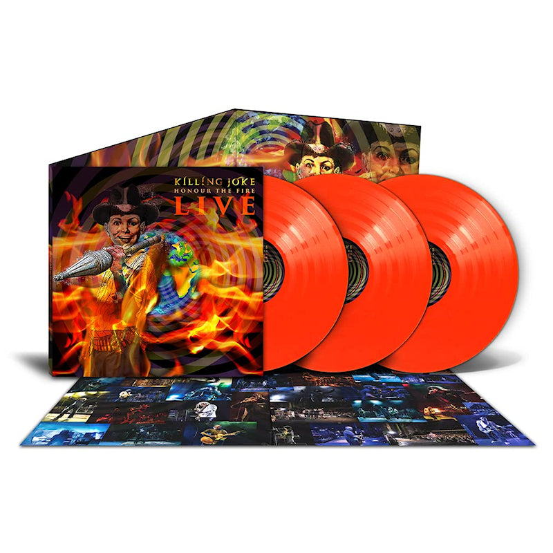 Killing Joke - Honor the Fire Live (Orange, Gatefold Sleeve, Coloured Vinyl, Deluxe Edition LP)