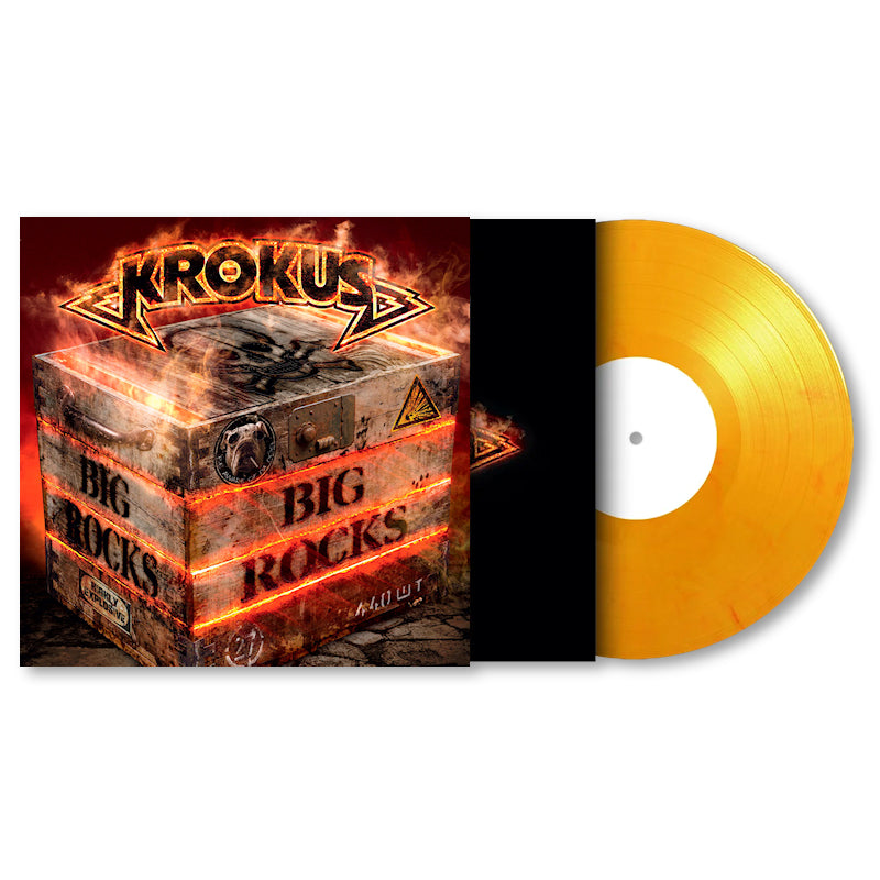 Krokus - Big rocks (Flame Red 180g Booklet, High Quality, Coloured Vinyl LP)