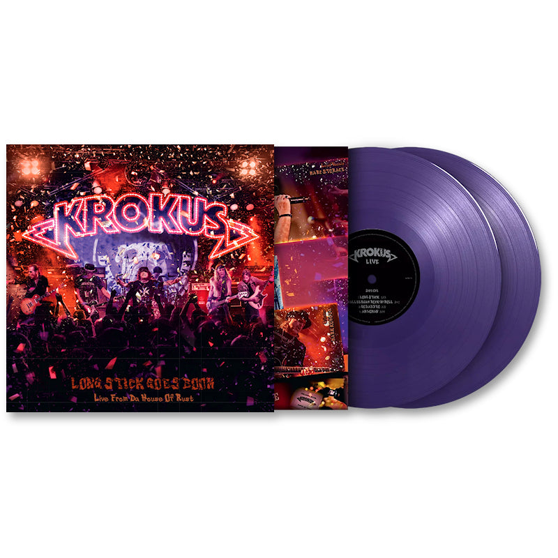 Krokus - Long stick goes boom (live from the house of rust) (Purple 180g, High Quality, Insert, Coloured Vinyl LP)
