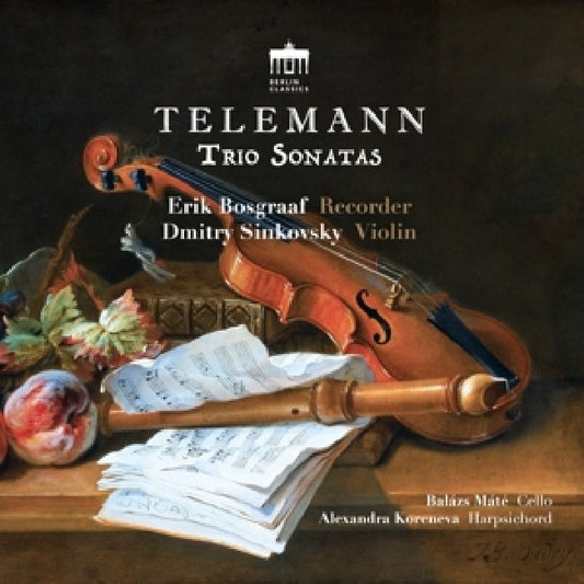 G.p. Telemann - Trio sonatas (Akl 2017 / Bosgraaf/Sinkovsky/Mate/Korenava CD)
