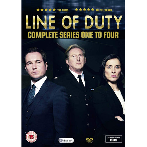 Tv Series - Line of duty series 1-4 (Uk Version /Cast: Thandie Newton, Martin Compston DVD movie)