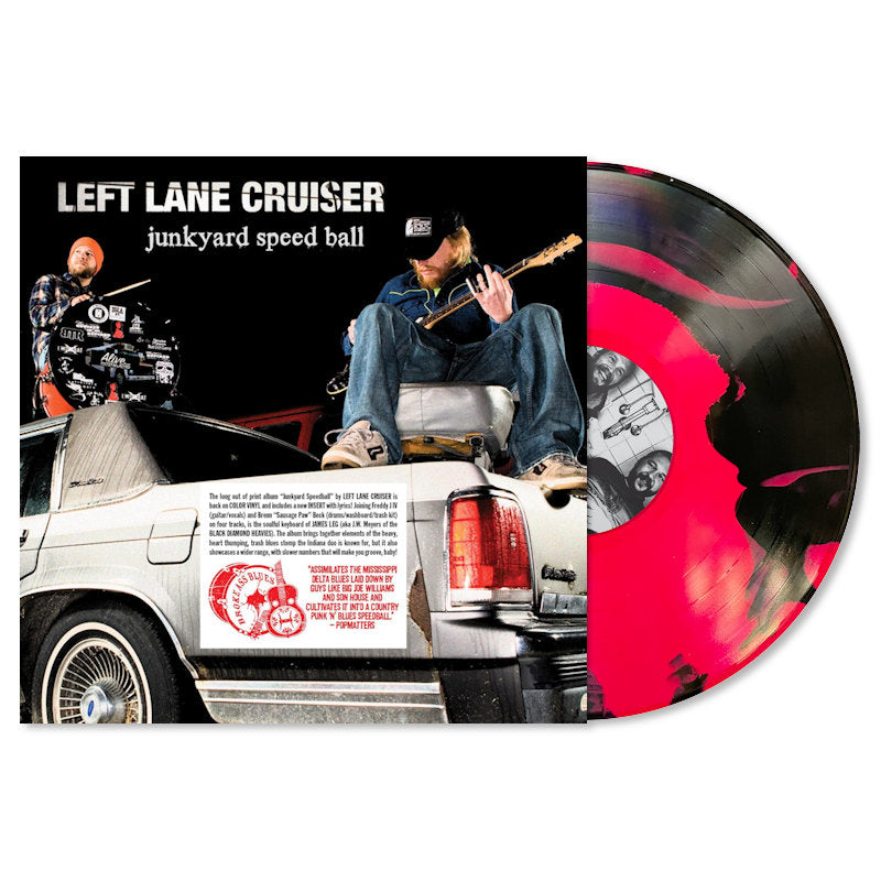Left Lane Cruiser - Junkyard speed ball (.. Speedball / Red & Black Smash Vinyl LP)