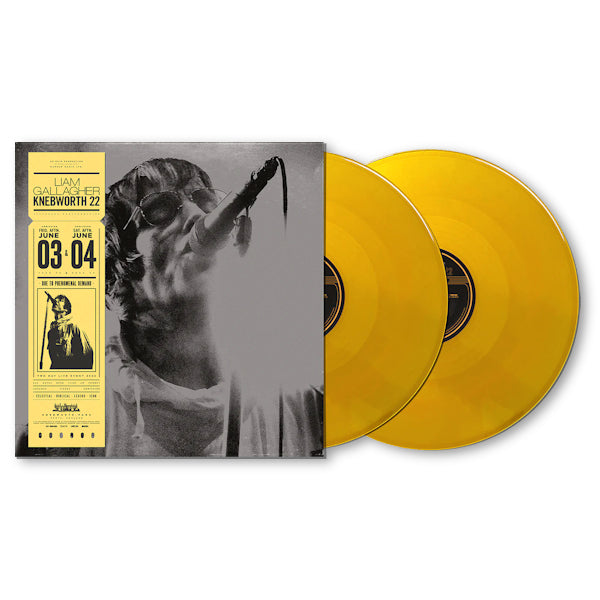 Liam Gallagher - Knebworth 22 (Yellow Vinyl / Incl. A2 Poster & Yellow Replica Ticket, Coloured Vinyl LP)