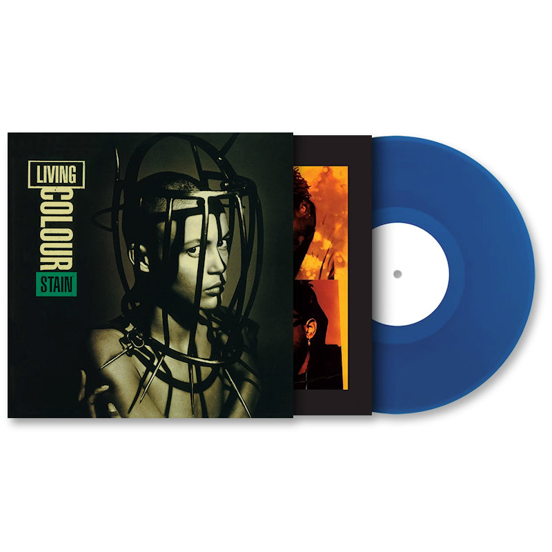 Living Colour - Stain (Blue 180g, High Quality, Transparent, Coloured Vinyl, Insert LP)