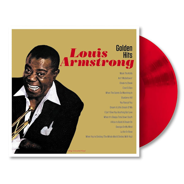 Louis Armstrong - Golden hits (180gr. Red Vinyl, High Quality, Coloured Vinyl LP)