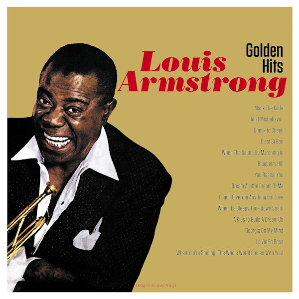 Louis Armstrong - Golden hits (180gr. Red Vinyl, High Quality, Coloured Vinyl LP)