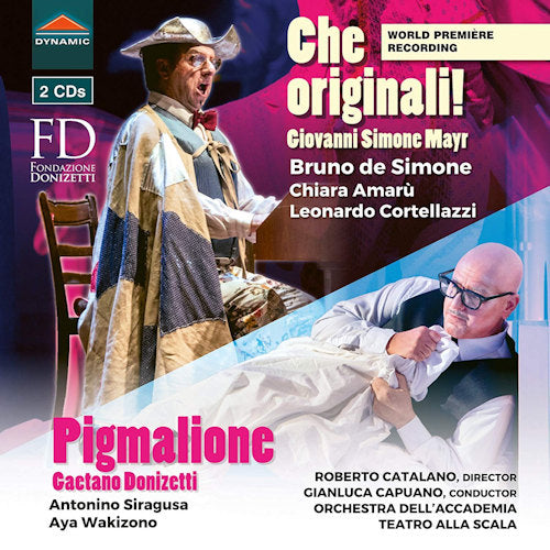 Donizetti/mayr - Pigmalione/che originali! (Orchestra Dell'accademia/Gianluca Capuano CD)