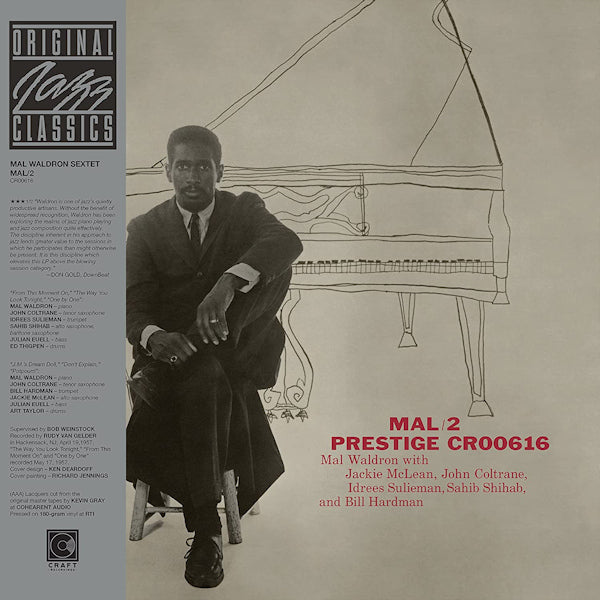 Mal Waldron -sextet- - Mal/2 (180gr., Reissue, Remastered, High Quality LP)