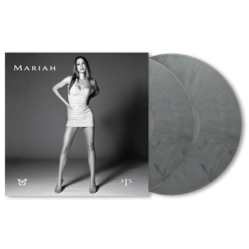 Mariah Carey - #1's (Metallic Silver With Black Swirl, Coloured Vinyl, Reissue LP)
