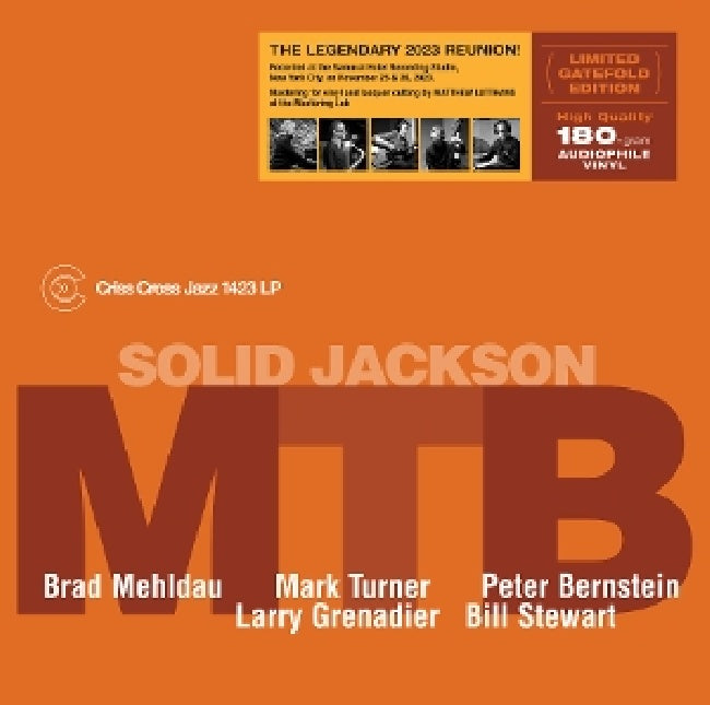 Brad Mehldau & Mark Turner & Peter Bernstein - Solid jackson (180g, High Quality, Gatefold Sleeve, Limited Edition LP)