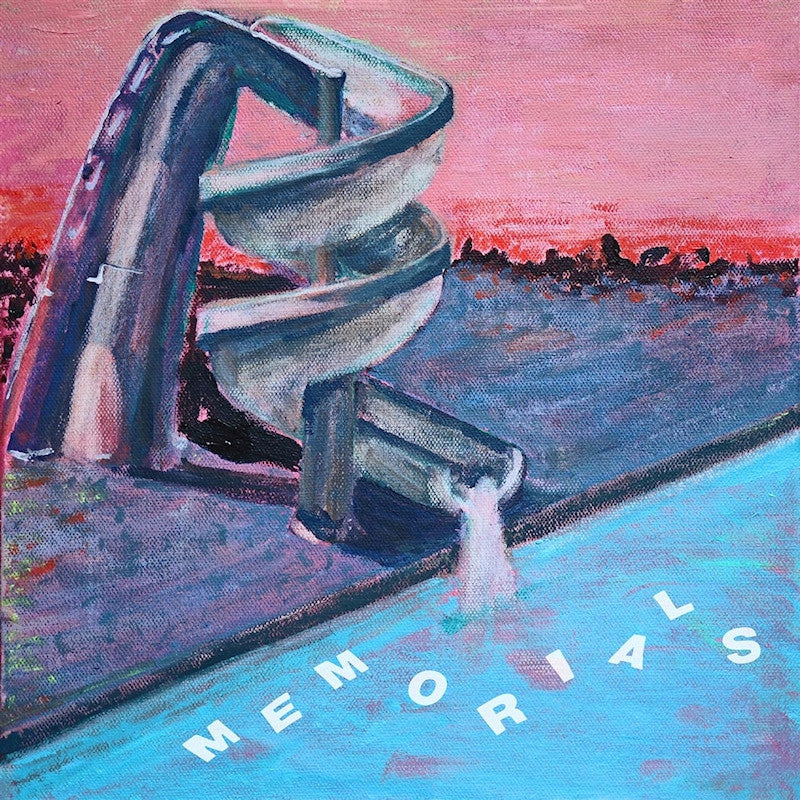Memorials - Memorial waterslides (blue) (Coloured Vinyl LP)